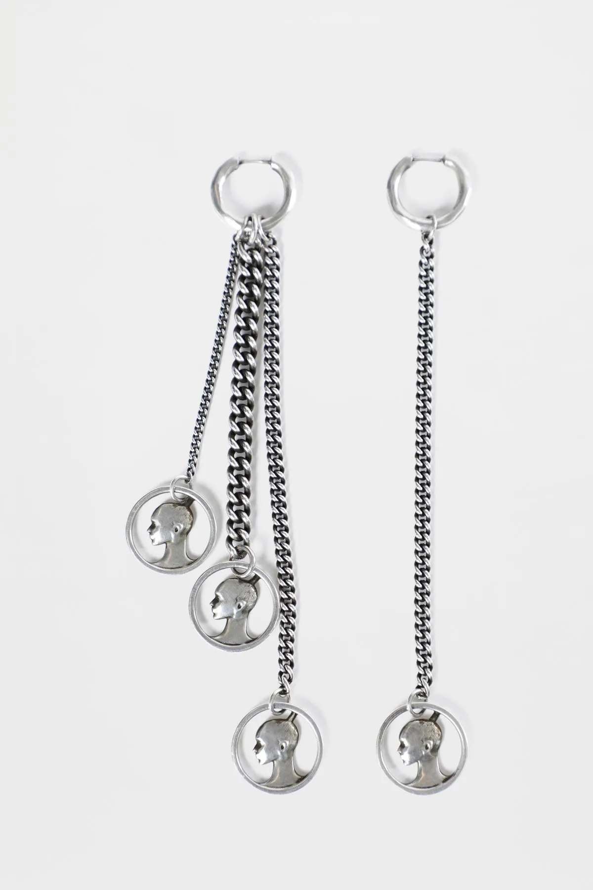 Ebby Coin Signet Earrings sold by Ann Demeulemeester