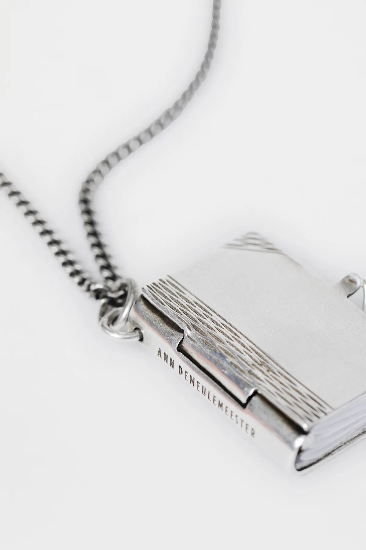 Jedo Book Pendant Necklace sold by Ann Demeulemeester product image thumbnail 3