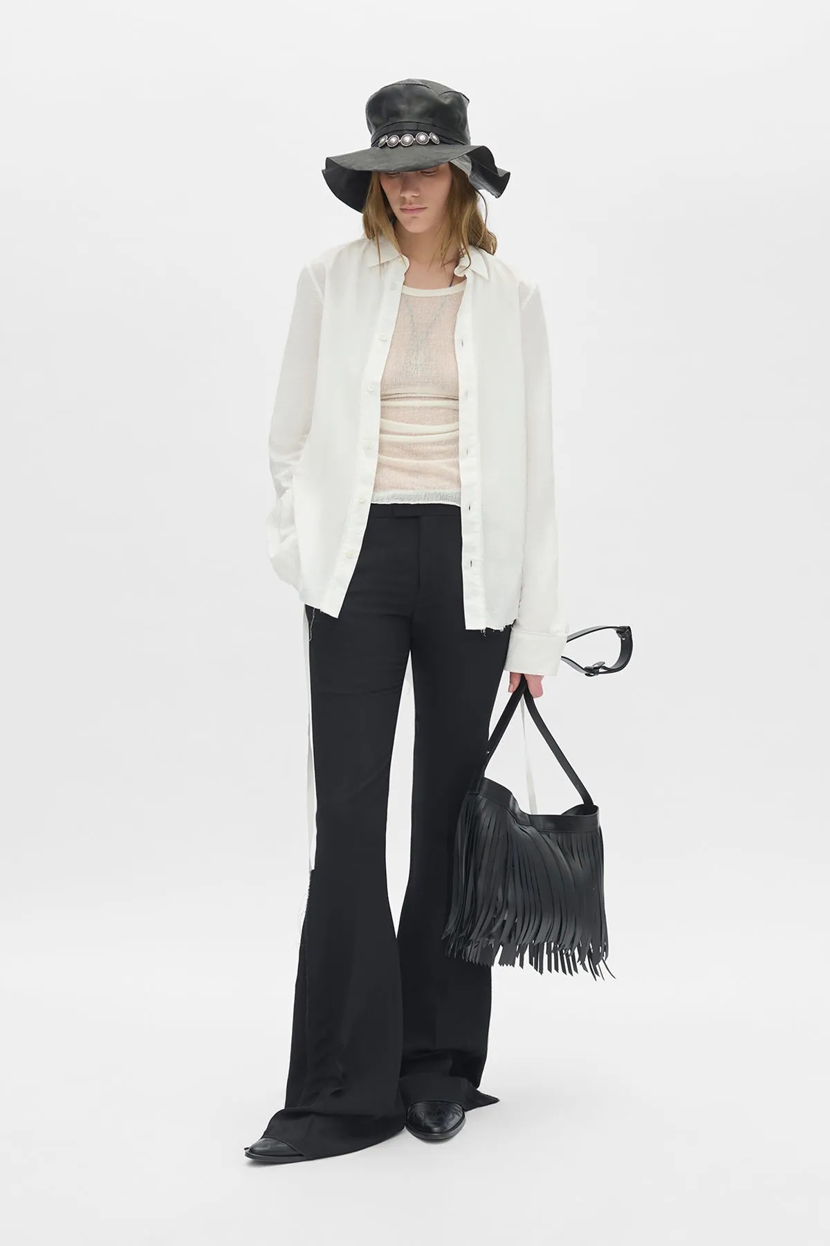 Liek Classic Shirt With Raw Edges sold by Ann Demeulemeester product image thumbnail 4