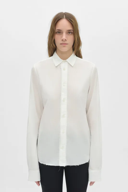 Liek Classic Shirt With Raw Edges made by Ann Demeulemeester
