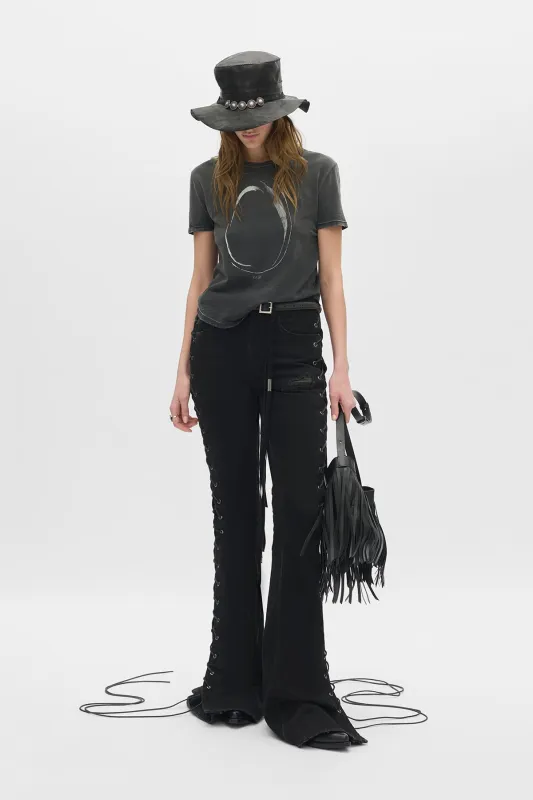 Floor "Infinite Feathers" Micro T-Shirt sold by Ann Demeulemeester