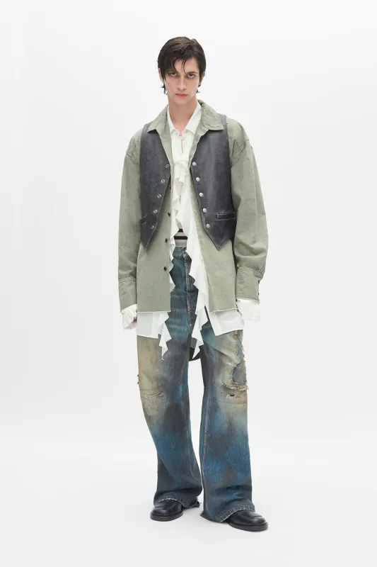 Antoine High Comfort Long Shirt sold by Ann Demeulemeester