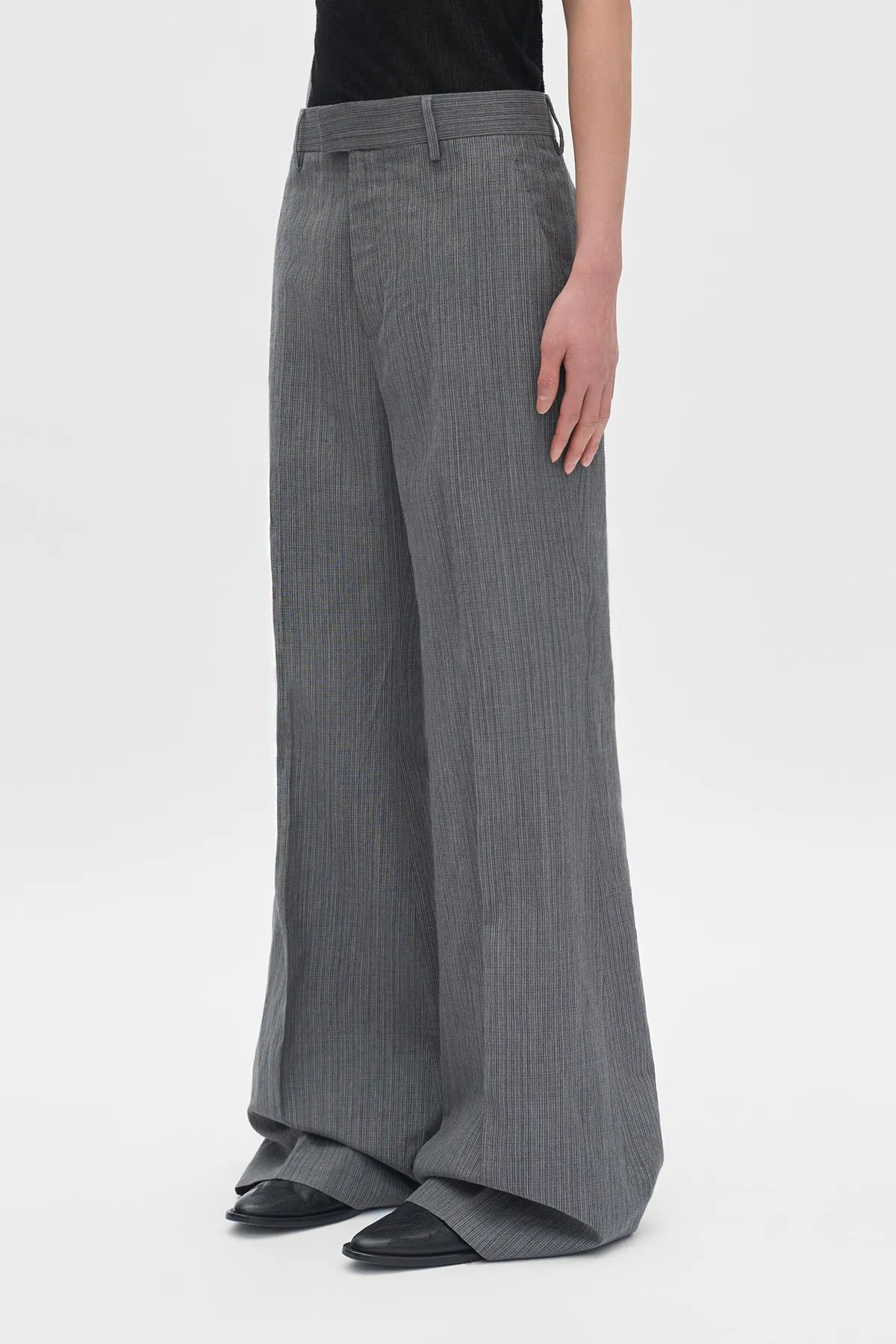 Marcelino Comfort Trousers with Metal Buckle Belt sold by Ann Demeulemeester product image thumbnail 2