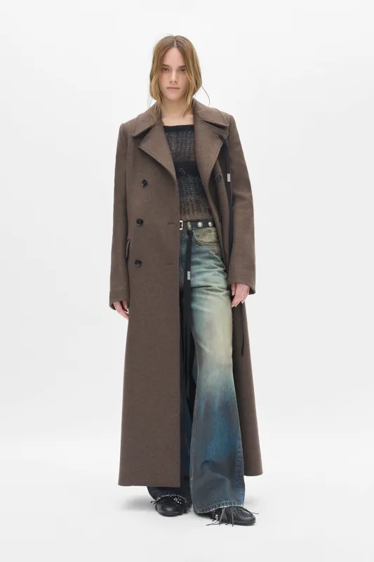 Genoveva 5-Pockets Relaxed Flared Trousers made by Ann Demeulemeester