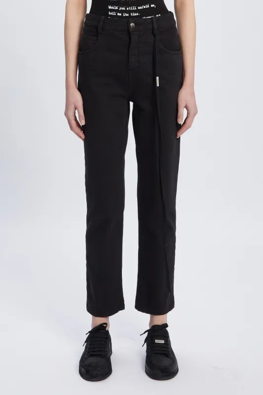 Herme 5 Pockets Slim Fit Cropped Trousers sold by Ann Demeulemeester