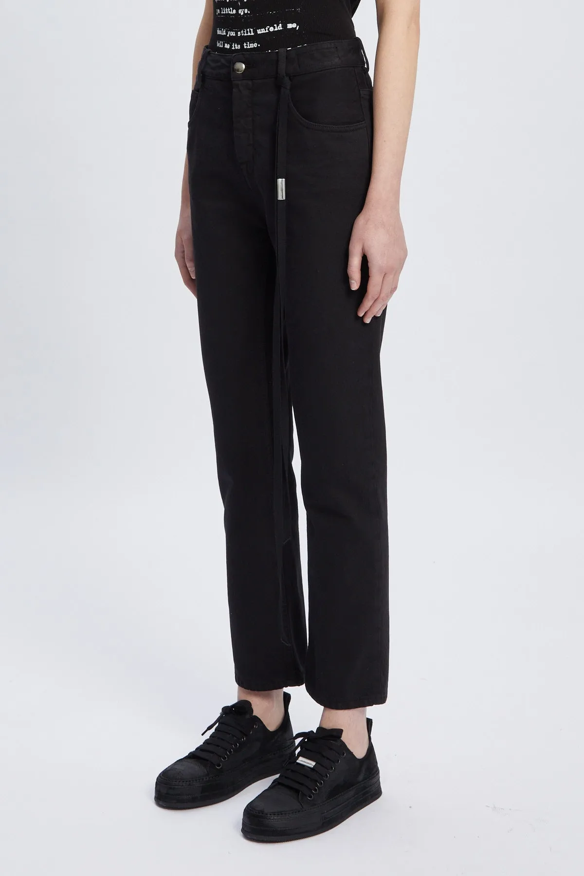 Herme 5 Pockets Slim Fit Cropped Trousers sold by Ann Demeulemeester product image thumbnail 2