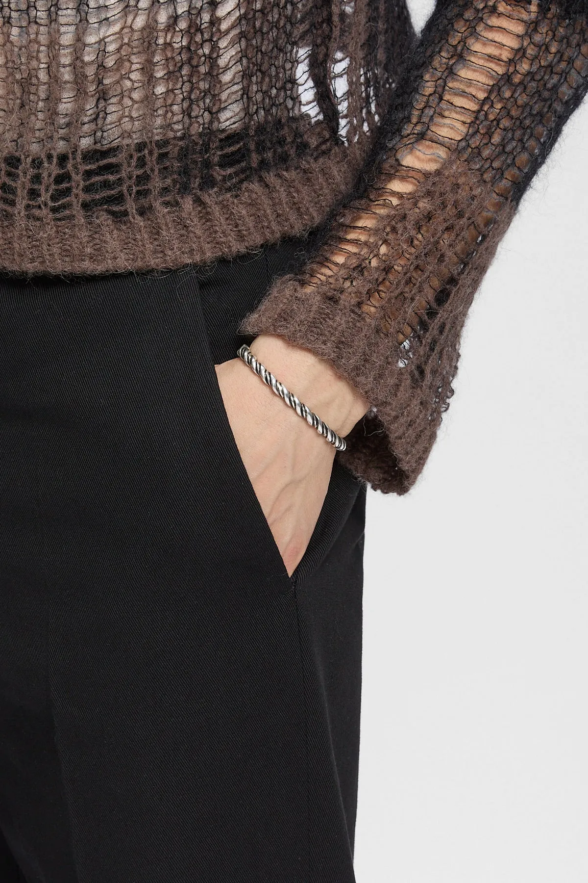 Saan Twisted Single Bracelet sold by Ann Demeulemeester product image thumbnail 2