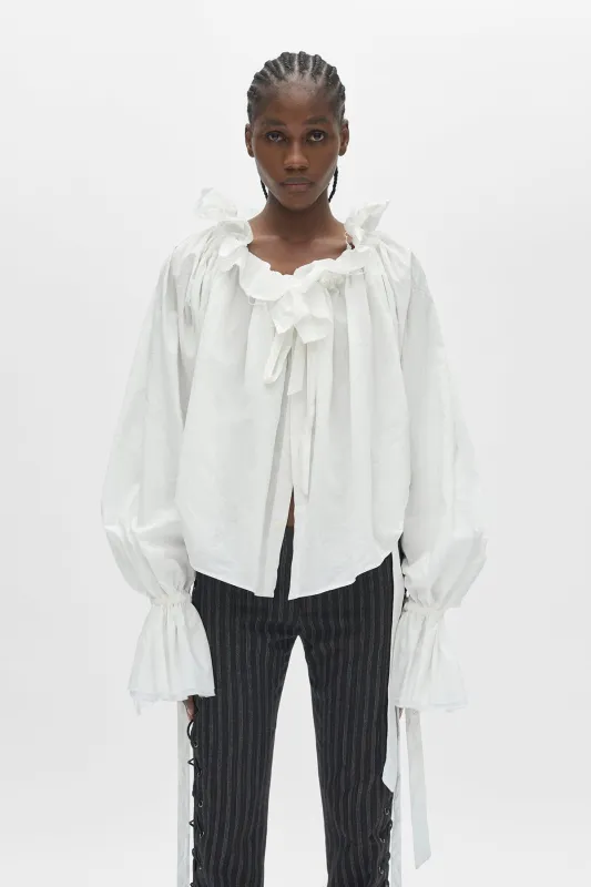 Stee Ruffled Top sold by Ann Demeulemeester