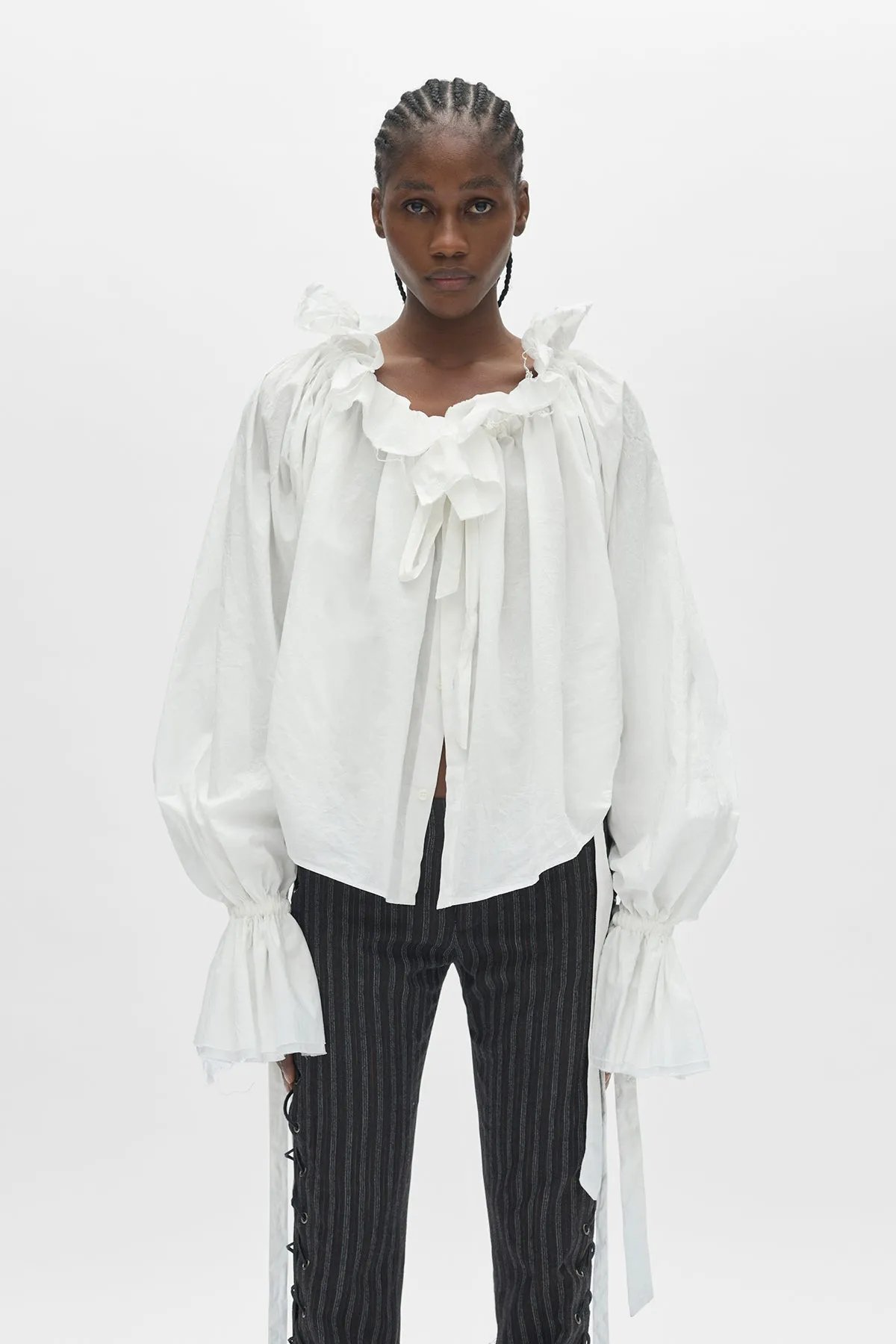 Stee Ruffled Top sold by Ann Demeulemeester