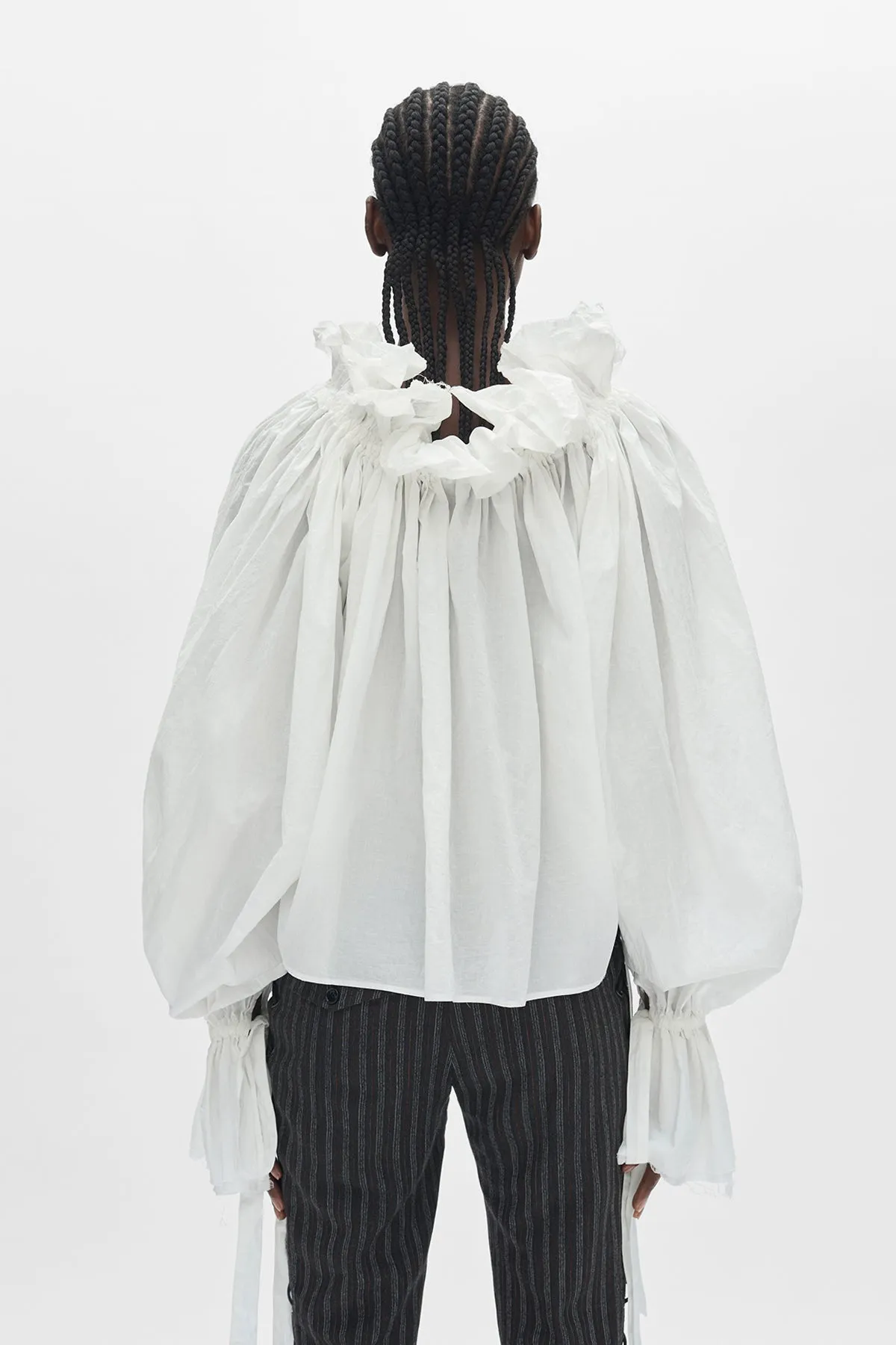 Stee Ruffled Top sold by Ann Demeulemeester product image thumbnail 3