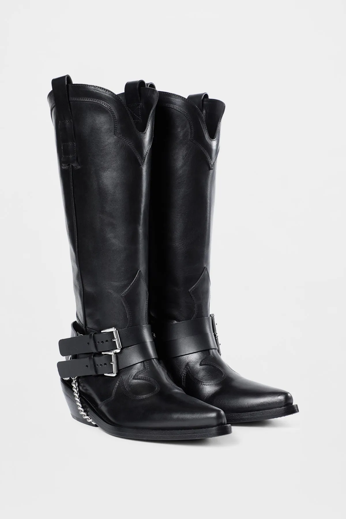 Finnbo Santiago Boots With Belts sold by Ann Demeulemeester