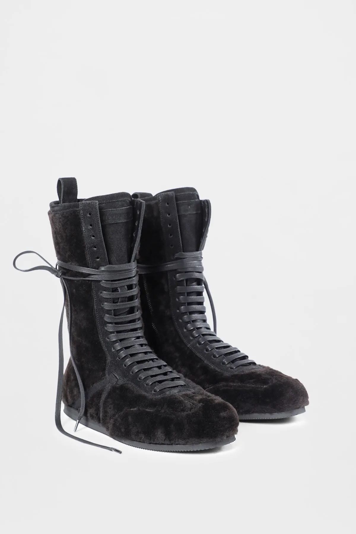 Fides High-Top Boxing Sneakers sold by Ann Demeulemeester