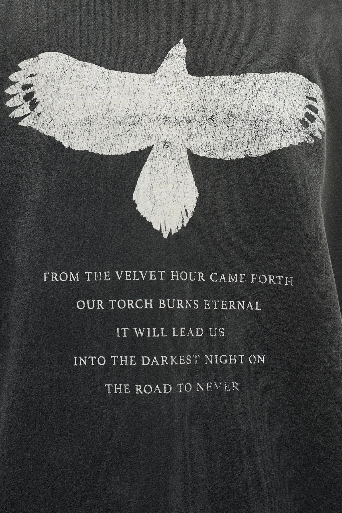 Eagle Print Hoodie sold by Ann Demeulemeester product image thumbnail 5