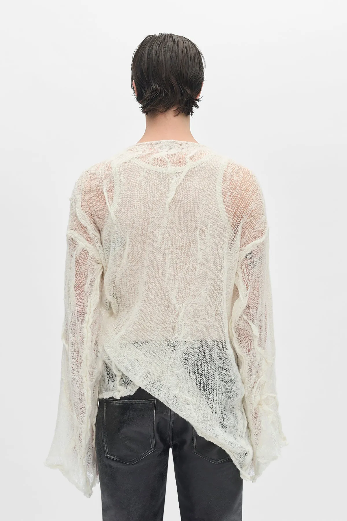 Jochen High Comfort Asymmetric Sweater sold by Ann Demeulemeester product image thumbnail 3