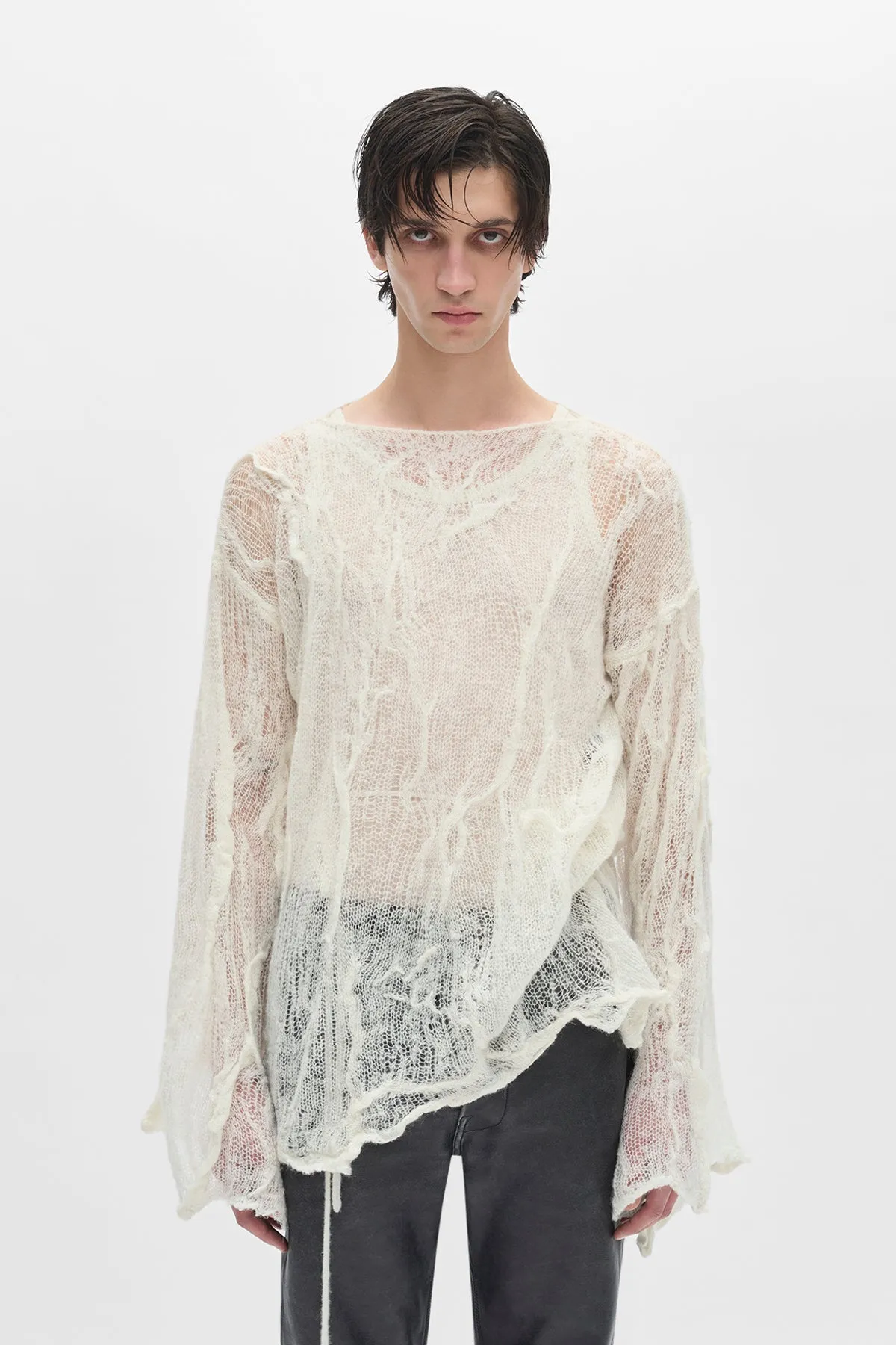 Jochen High Comfort Asymmetric Sweater sold by Ann Demeulemeester