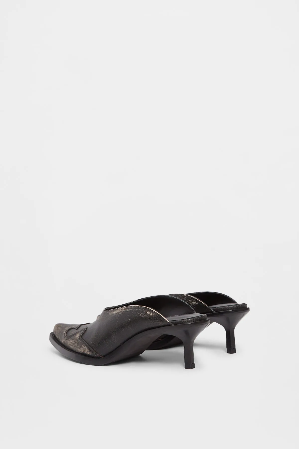Beate Western-Stitched Mules sold by Ann Demeulemeester product image thumbnail 3