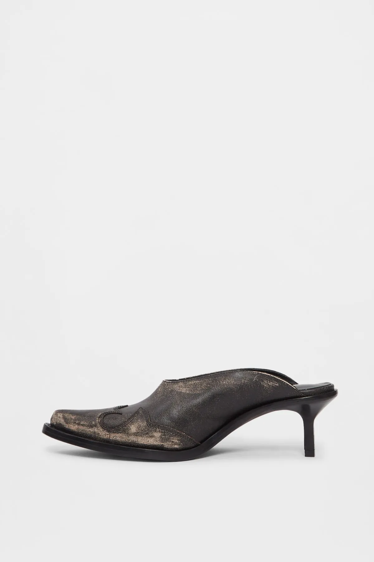 Beate Western-Stitched Mules sold by Ann Demeulemeester product image thumbnail 5