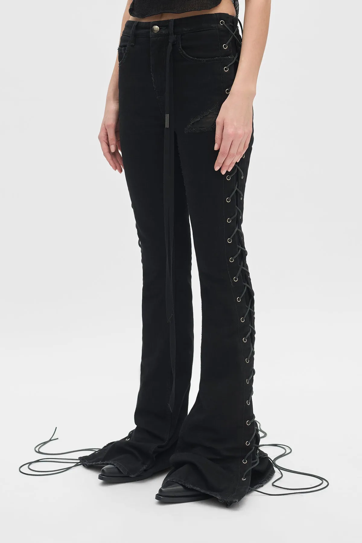 Treze 5-Pocket Bootcut Jeans sold by Ann Demeulemeester product image thumbnail 2