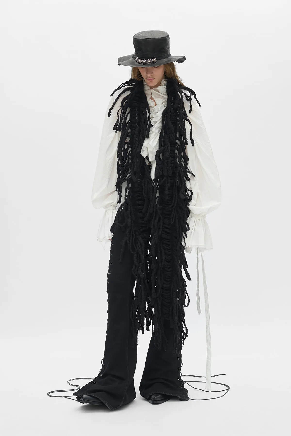 Treze 5-Pocket Bootcut Jeans sold by Ann Demeulemeester product image thumbnail 4