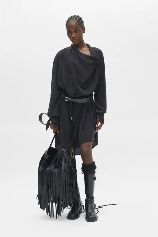 Raymonde Bib Front High Comfort Dress made by Ann Demeulemeester