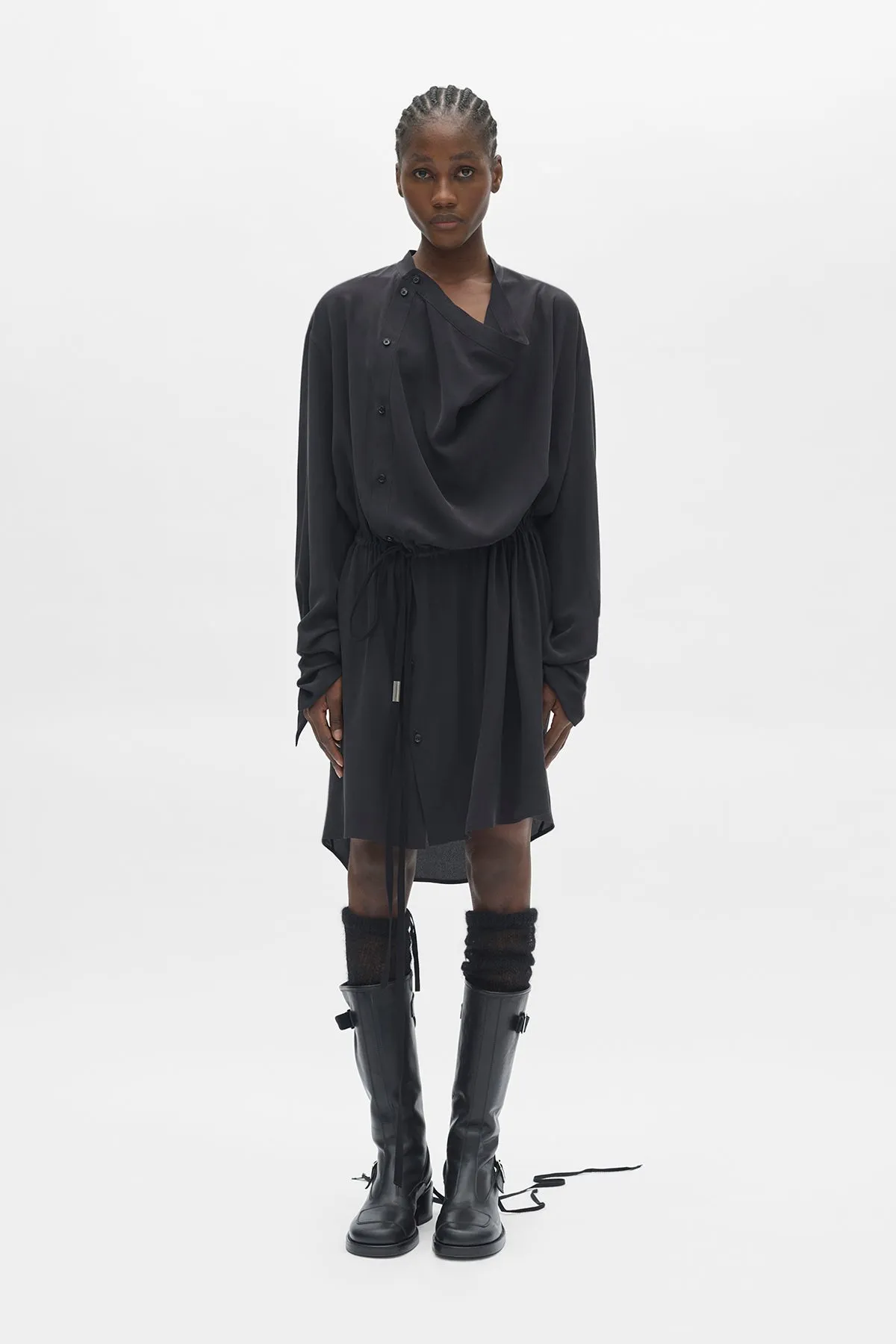 Raymonde Bib Front High Comfort Dress sold by Ann Demeulemeester product image thumbnail 3