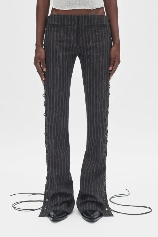 Kel Slim Fit Bootcut Trousers made by Ann Demeulemeester