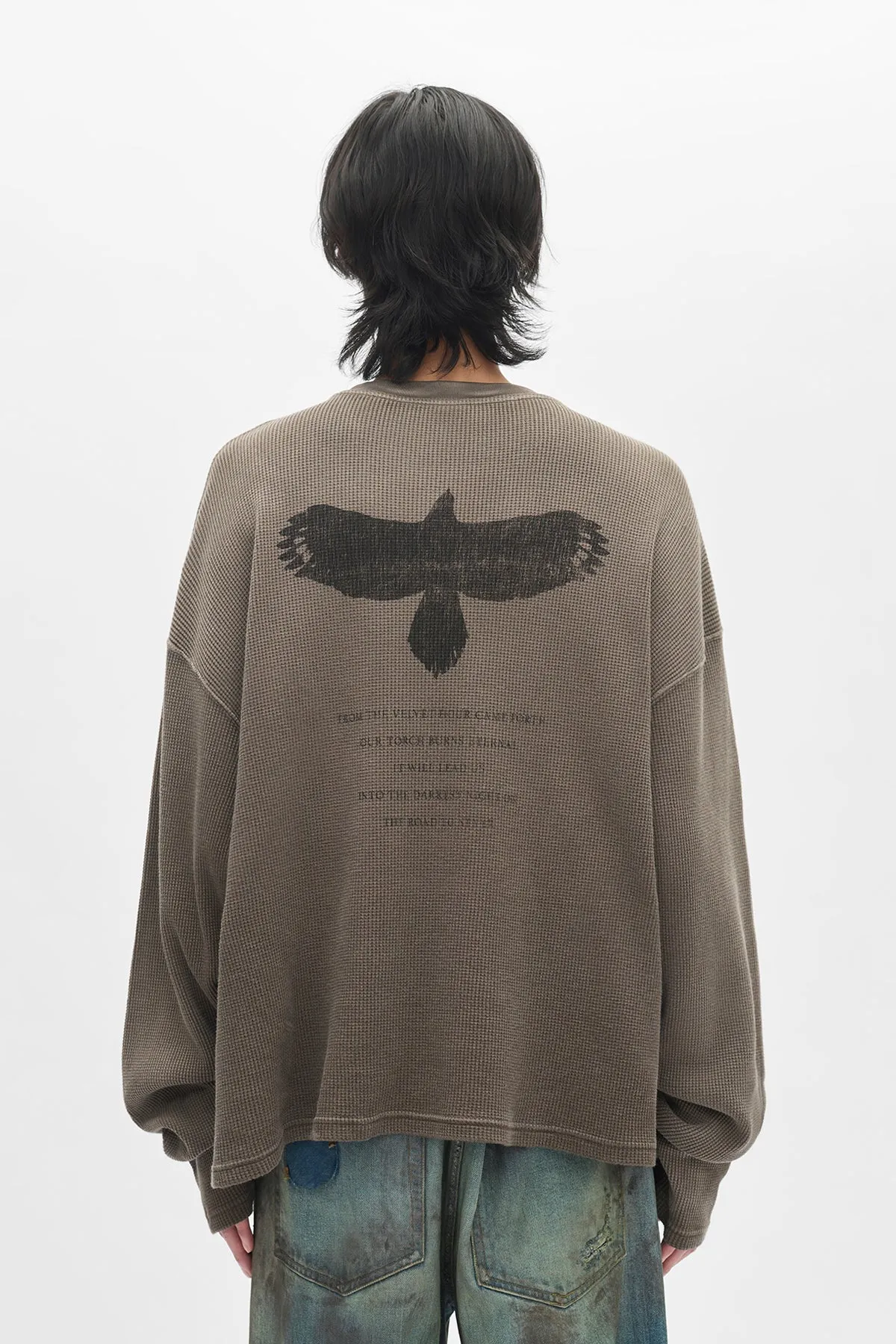 Emil ''Eternal Eagle'' Long Sleeve T-Shirt sold by Ann Demeulemeester product image thumbnail 3