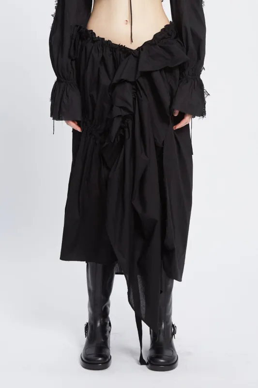 Maike Midi Ruffled Skirt made by Ann Demeulemeester