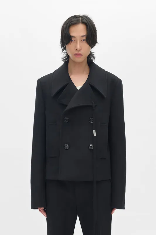 Desideer Fitted Double-Breasted Caban made by Ann Demeulemeester