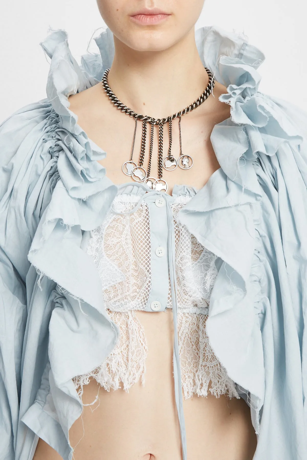 Tala Coin Signet Necklace sold by Ann Demeulemeester product image thumbnail 2