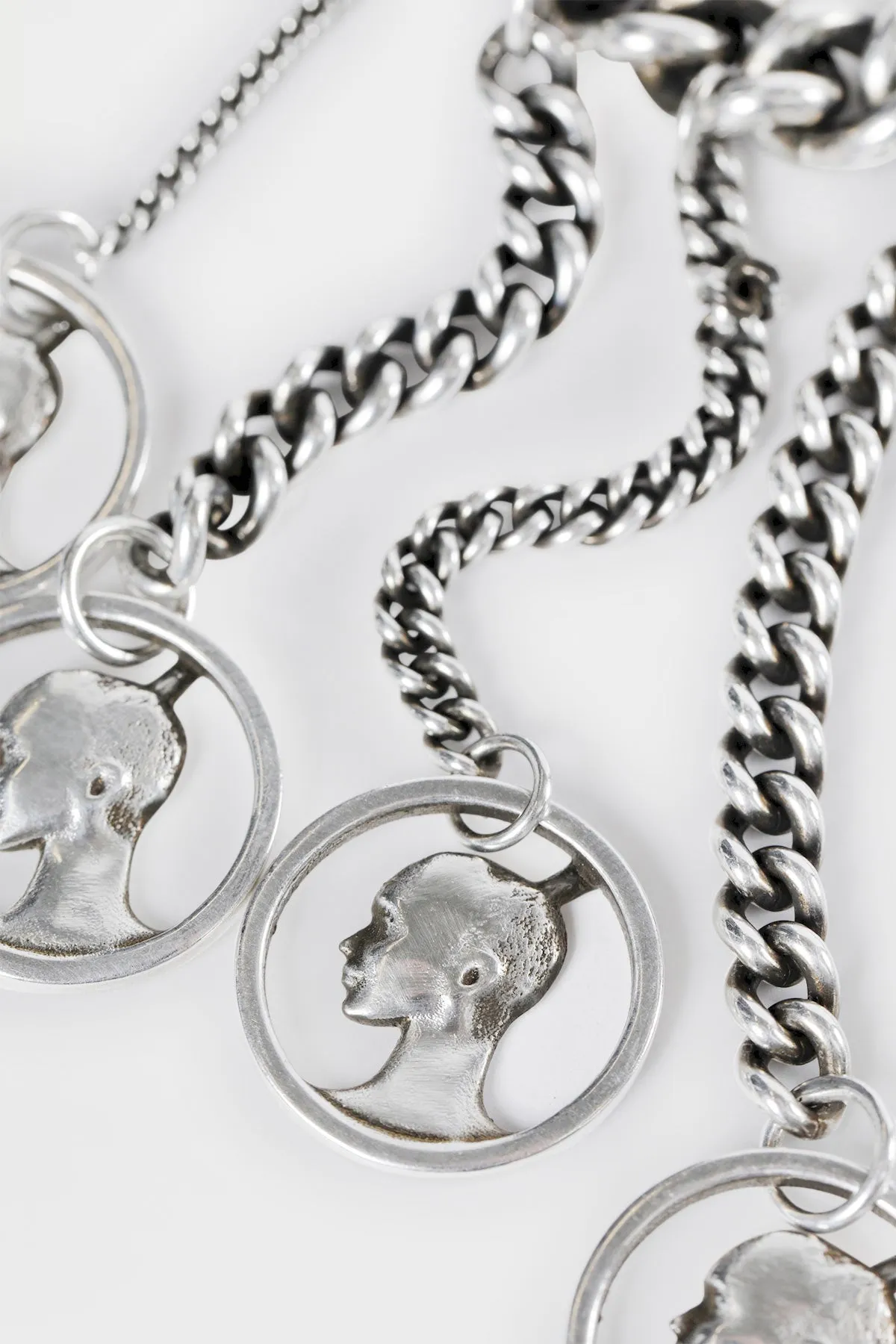 Tala Coin Signet Necklace sold by Ann Demeulemeester product image thumbnail 3