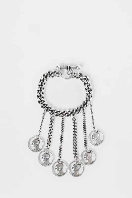 Tala Coin Signet Necklace made by Ann Demeulemeester