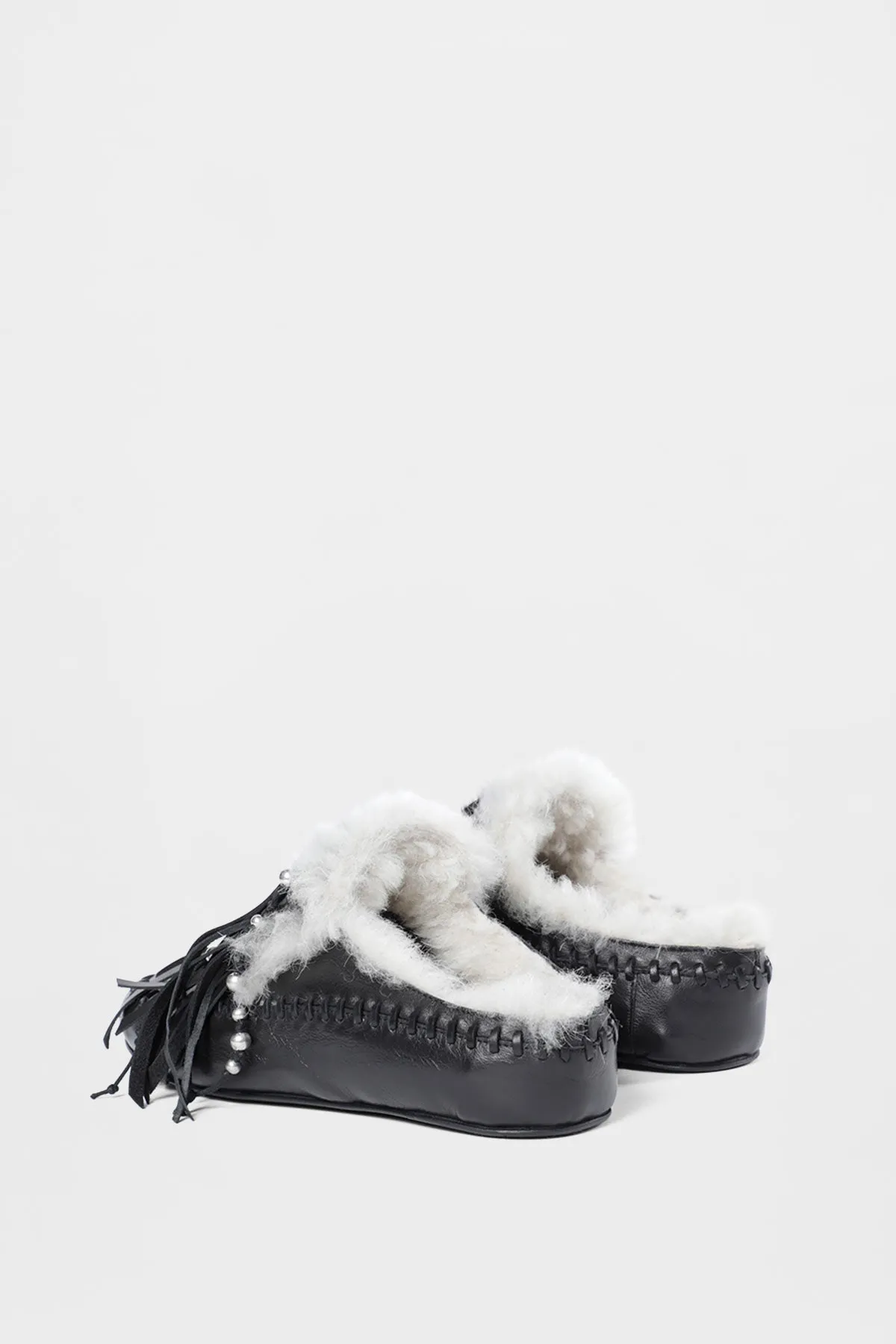 Olai Soft Fringe Mules sold by Ann Demeulemeester product image thumbnail 3