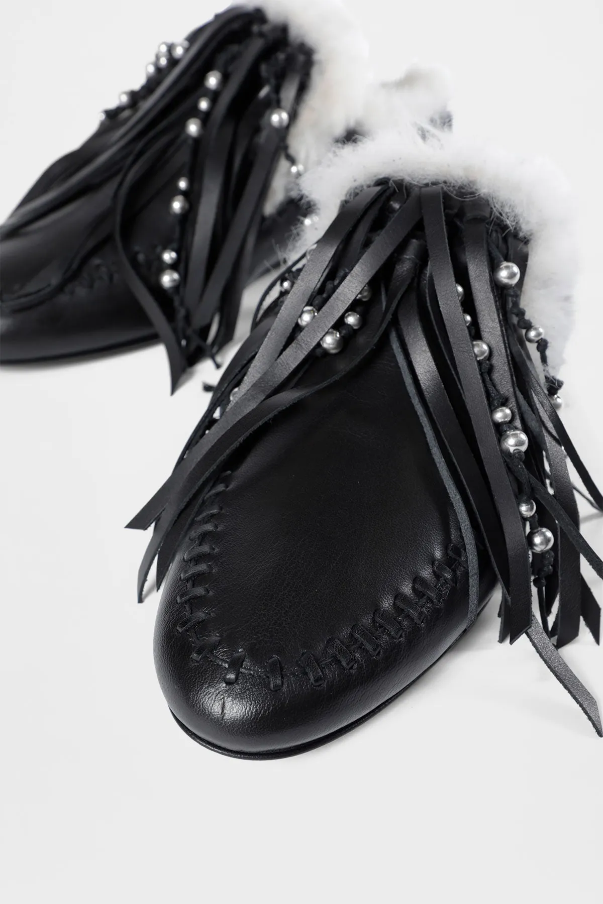 Olai Soft Fringe Mules sold by Ann Demeulemeester product image thumbnail 5