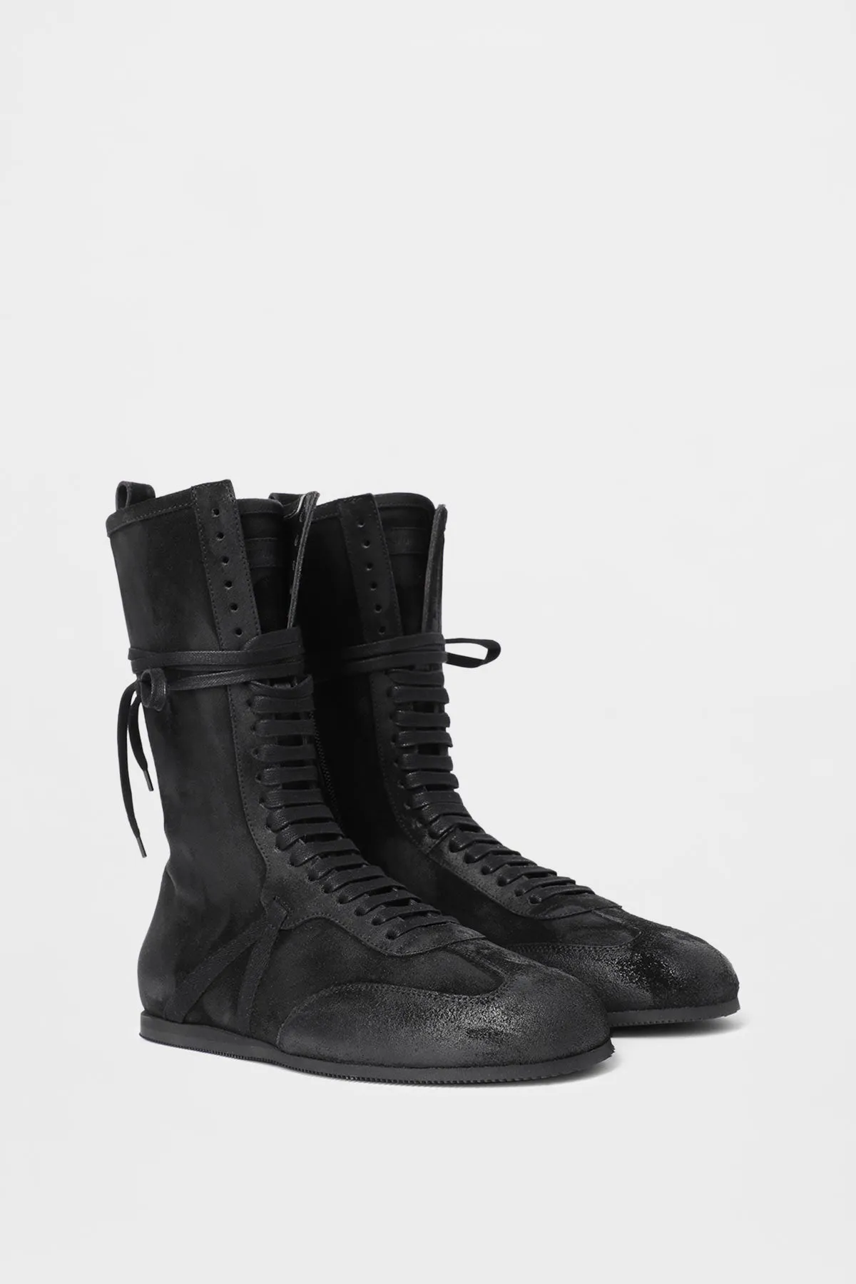 Fides High-Top Boxing Sneakers sold by Ann Demeulemeester