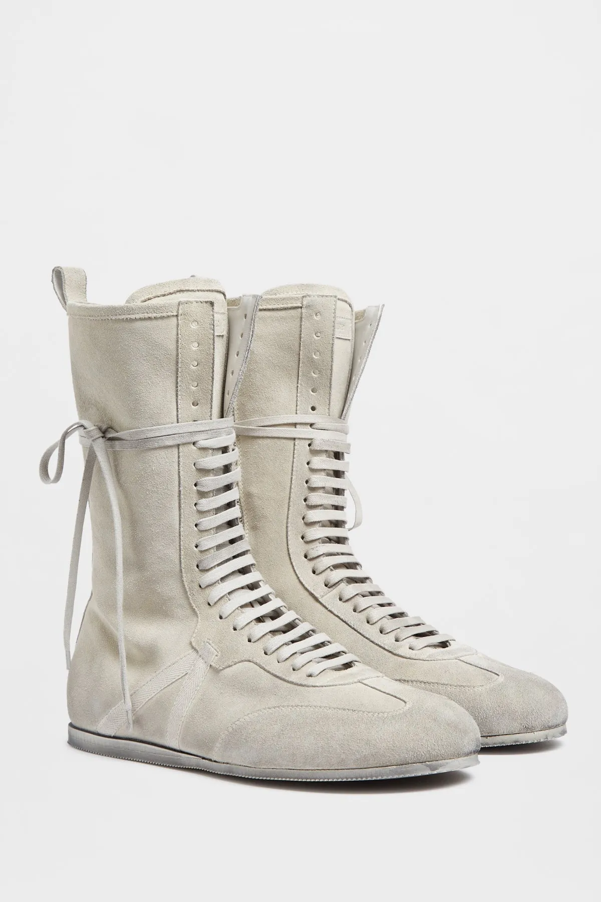 Fides High-Top Boxing Sneakers sold by Ann Demeulemeester