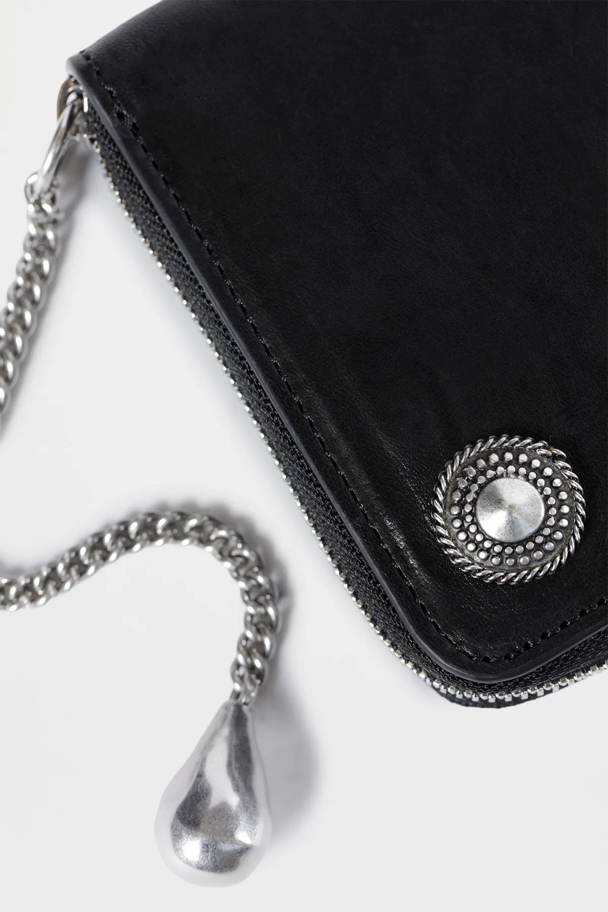 Fim Stud Zip Wallet sold by Ann Demeulemeester product image thumbnail 2