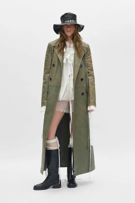 Agniet Double-Breasted Coat made by Ann Demeulemeester