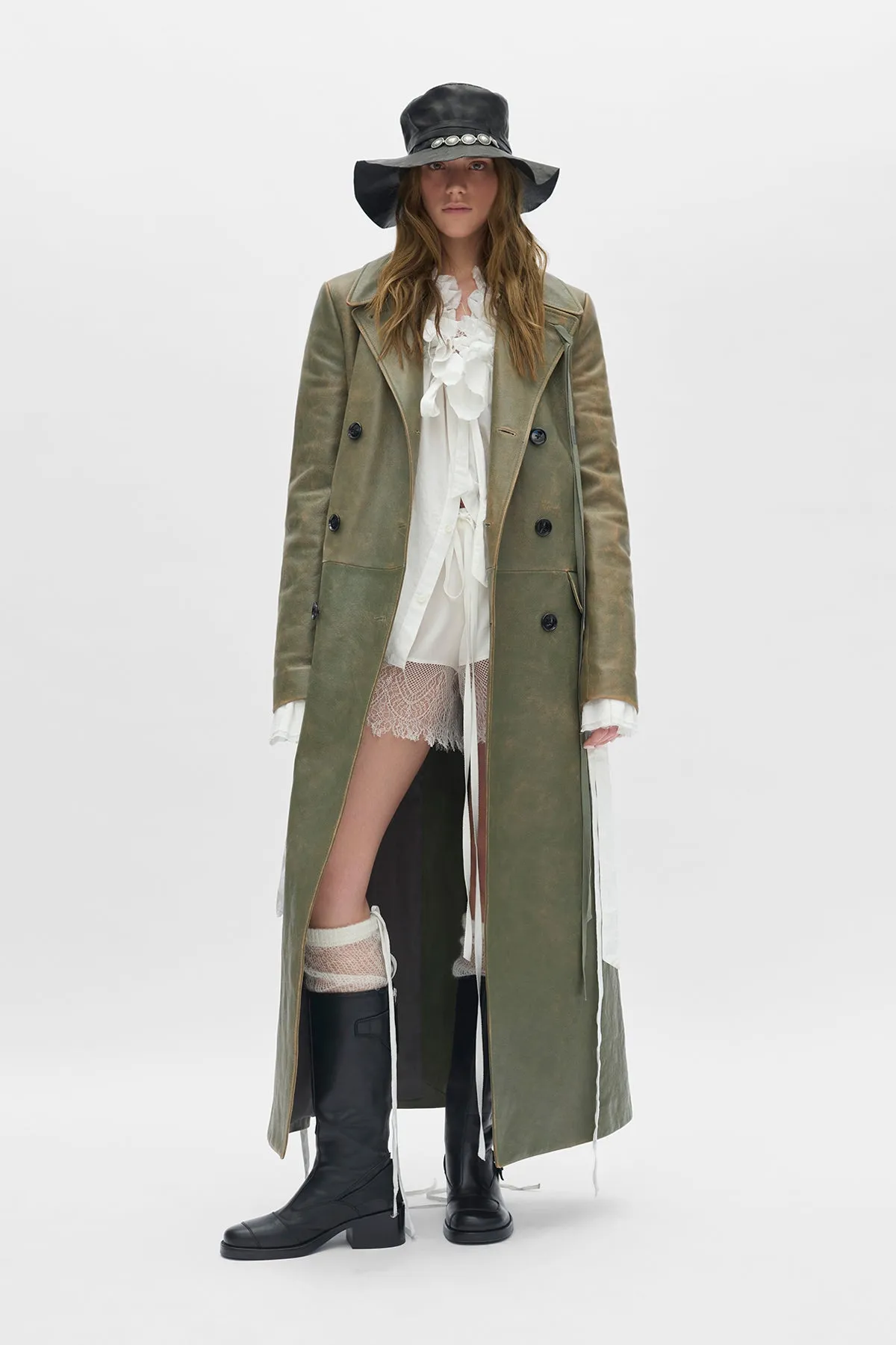 Agniet Double-Breasted Coat sold by Ann Demeulemeester