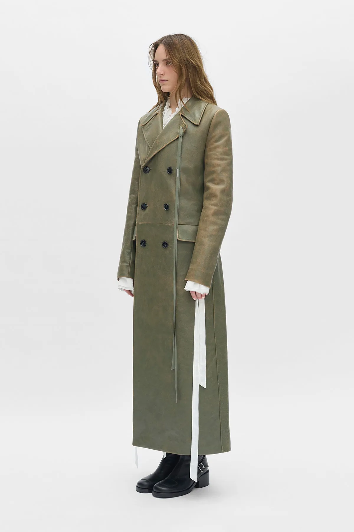 Agniet Double-Breasted Coat sold by Ann Demeulemeester product image thumbnail 2