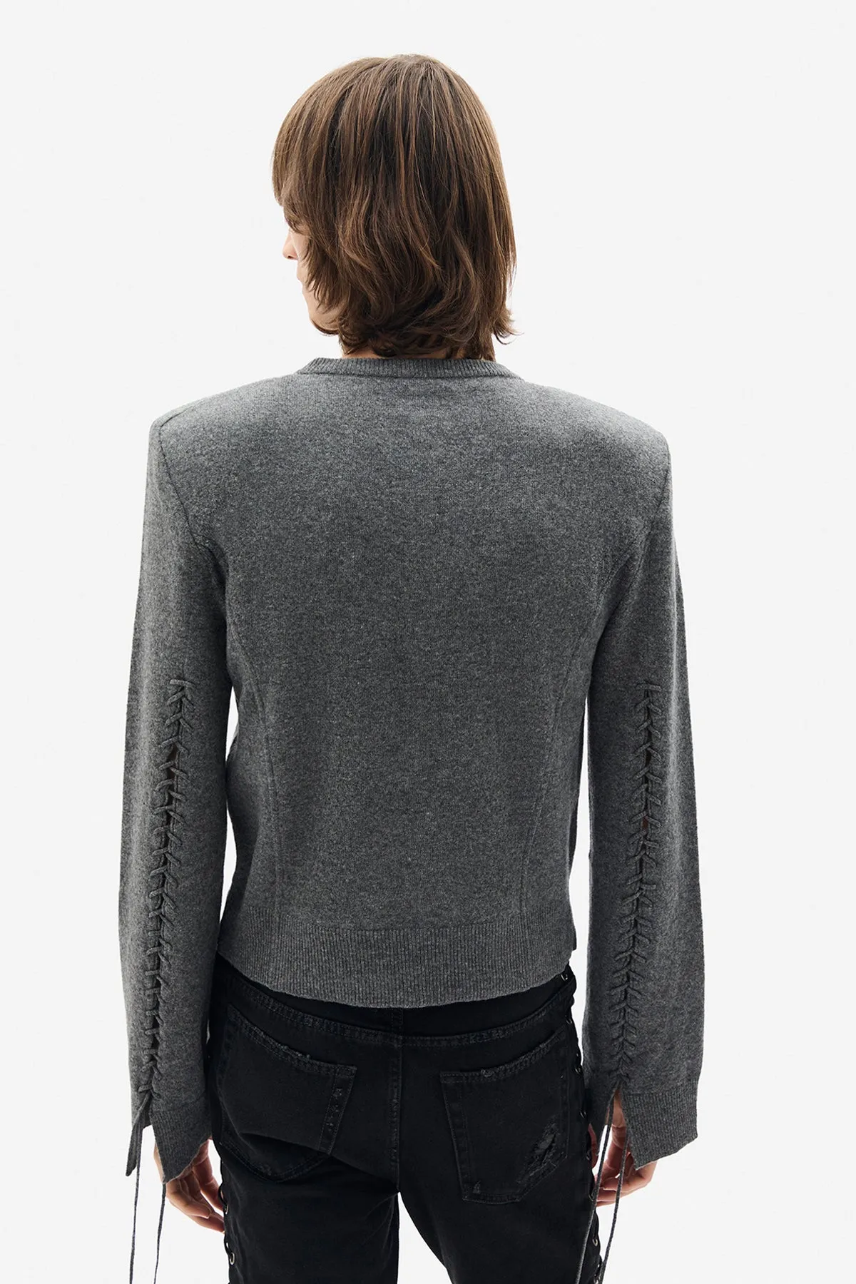 Manten Fitted Cardigan sold by Ann Demeulemeester product image thumbnail 3