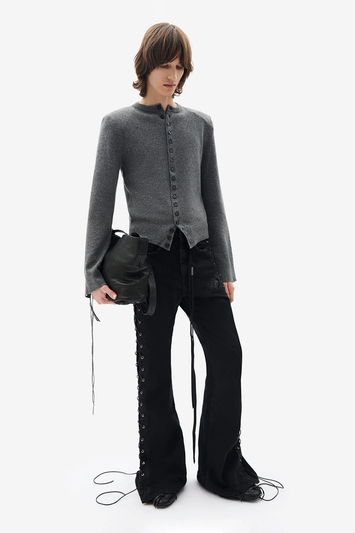 Manten Fitted Cardigan sold by Ann Demeulemeester product image thumbnail 4
