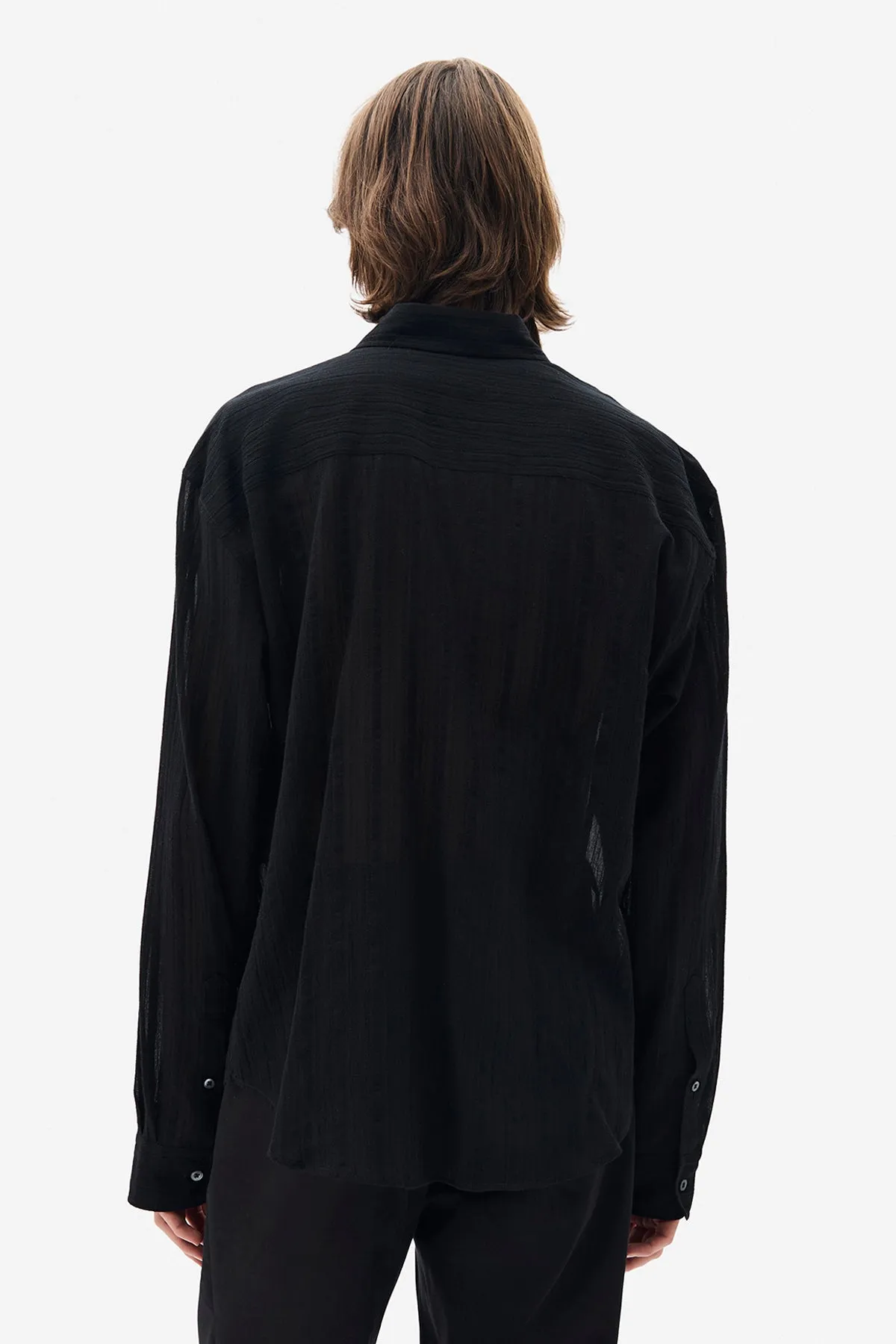 Isak Twisted Light Dobby Stripe sold by Ann Demeulemeester product image thumbnail 3
