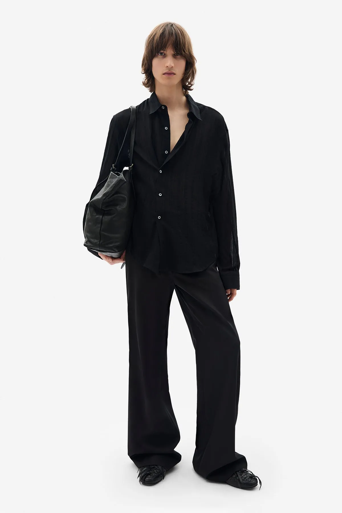 Isak Twisted Light Dobby Stripe sold by Ann Demeulemeester product image thumbnail 4