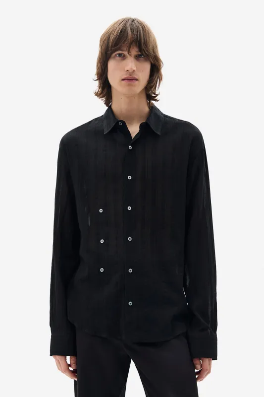 Isak Twisted Light Dobby Stripe sold by Ann Demeulemeester
