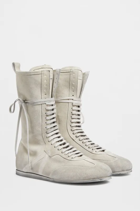 Fides High-Top Boxing Sneakers sold by Ann Demeulemeester