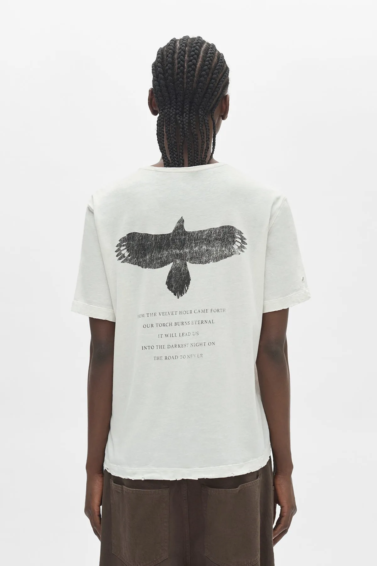Eternal Eagle T-Shirt sold by Ann Demeulemeester product image thumbnail 3
