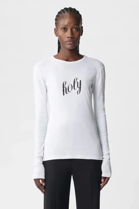 Fiene Printed Long Sleeve T-Shirt sold by Ann Demeulemeester