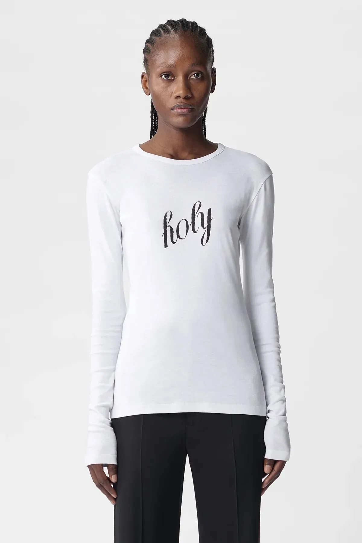 Fiene Printed Long Sleeve T-Shirt sold by Ann Demeulemeester