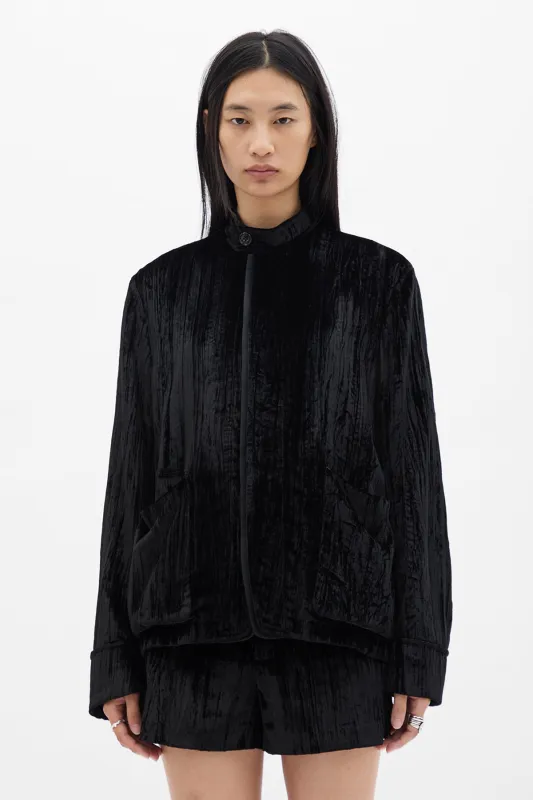 Zaya Fluid Shirt Jacket sold by Ann Demeulemeester